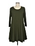 Soho Solid Green Casual Dress Size M - photo 1