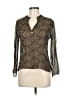 Max Studio Brown Long Sleeve Blouse Size M - photo 1
