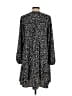 Only 100% Polyester Print Black Casual Dress Size EU 36 / US 6 - photo 2