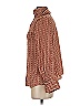 Zara Tweed Brown Long Sleeve Blouse Size XS - photo 5