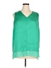 Violet & Claire 100% Polyester Green Sleeveless Blouse Size 1X - photo 1