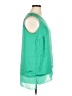 Violet & Claire 100% Polyester Green Sleeveless Blouse Size 1X - photo 4