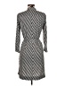 Donna Morgan Chevron-herringbone Gray Casual Dress Size 6 - photo 2