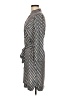 Donna Morgan Chevron-herringbone Gray Casual Dress Size 6 - photo 5