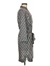 Donna Morgan Chevron-herringbone Gray Casual Dress Size 6 - photo 4
