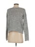 Lord & Taylor Metallic Gray Pullover Sweater Size S - photo 2