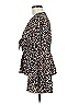 Buddy Love 100% Polyester Print Brown Long Sleeve Blouse Size M - photo 5