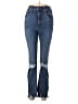 Express Hearts Blue Jeans Size 2 - photo 1