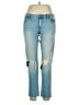 Bullhead Hearts Blue Jeans Size 5 - photo 1