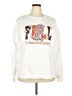 Unbranded Print White Sweatshirt Size 2X - photo 1