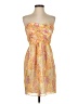 Shoshanna 100% Polyester Paisley Yellow Cocktail Dress Size 4 - photo 1