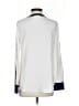 J.Crew Factory Store 100% Polyester Color Block Ivory Long Sleeve Blouse Size 4 - photo 1