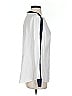 J.Crew Factory Store 100% Polyester Color Block Ivory Long Sleeve Blouse Size 4 - photo 5