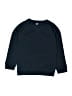 Lands' End Solid Blue Sweatshirt Size 6 - 7 - photo 1