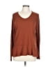 Paper Crane Brown Long Sleeve Top Size L - photo 1