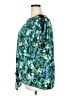 Cure 100% Polyester Tropical Green Short Sleeve Blouse Size 2X - photo 5