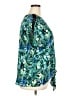 Cure 100% Polyester Tropical Green Short Sleeve Blouse Size 2X - photo 4