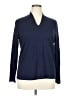 Talbots Blue Long Sleeve Polo Size 1X - photo 1