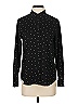 Uniqlo Polka Dots Black Long Sleeve Button-Down Shirt Size S - photo 1