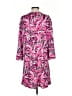 Assorted Brands Print Pink Cocktail Dress Size S - photo 2