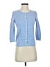 Talbots Chevron-herringbone Blue Cardigan Size S (petite) - photo 1