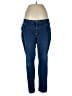 Navy Solid Blue Jeans Size 12 - photo 1
