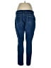 Navy Solid Blue Jeans Size 12 - photo 2