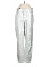 J Brand Metallic Silver Jeans Size 28 waist - photo 1