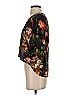 The Odells 100% Rayon Floral Black 3/4 Sleeve Blouse Size XS - photo 5