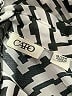 Cato 100% Polyester Chevron-herringbone Silver White Long Sleeve Blouse Size 18 - 20 - photo 4