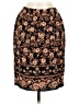 Amanda Smith 100% Polyester Print Brown Casual Skirt Size 6 - photo 2