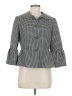 Karin Stevens 100% Polyester Houndstooth Gray Jacket Size 6 - photo 1