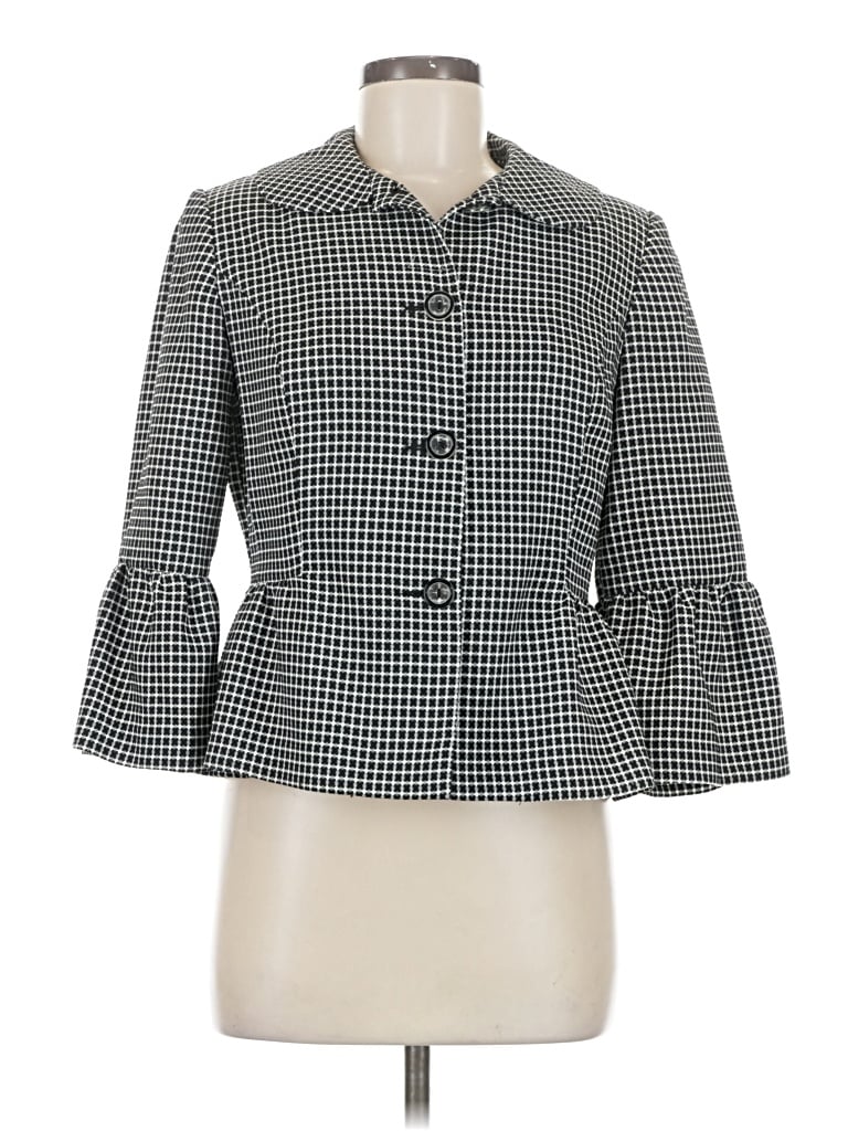 Pre-owned Karin Stevens Jacket In Gray