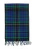 Unbranded 100% Acrylic Plaid Green Blue Scarf One size - photo 2