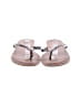 J.Crew Silver Brown Flip Flops Size 10 - photo 2