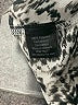 Simply Vera Vera Wang 100% Polyester Animal Print Silver 3/4 Sleeve Blouse Size L - photo 8