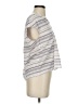 Vince Camuto Silver Short Sleeve Blouse Size XS - photo 4
