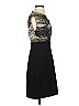 Max and Cleo Camo Black Cocktail Dress Size 4 - photo 4