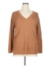 Pink Rose 100% Acrylic Brown Pullover Sweater Size XL - photo 1