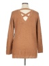 Pink Rose 100% Acrylic Brown Pullover Sweater Size XL - photo 2