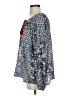 Love Sam 100% Rayon Paisley Blue Long Sleeve Blouse Size S - photo 5