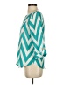 Everly 100% Polyester Teal 3/4 Sleeve Blouse Size S - photo 5