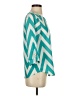 Everly 100% Polyester Teal 3/4 Sleeve Blouse Size S - photo 4