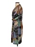 Donna Morgan Print Black Casual Dress Size 2 - photo 5