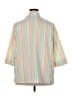 Alala Stripes Green 3/4 Sleeve Button-Down Shirt Size 20w - photo 2