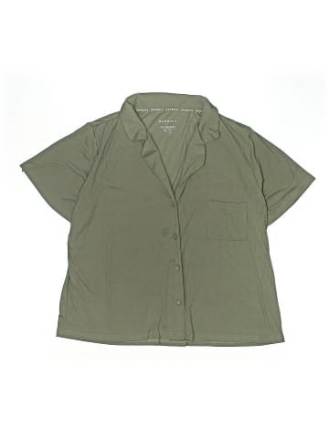 Danskin Short Sleeve Button-Down Shirt (view 1)