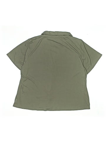 Danskin Short Sleeve Button-Down Shirt (view 2)