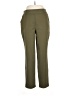Max Studio Solid Green Casual Pants Size L - photo 1