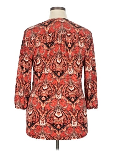 Roz & Ali 3/4 Sleeve Blouse (view 2)