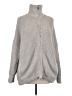 FLX Gray Tan Turtleneck Sweater Size M - photo 1
